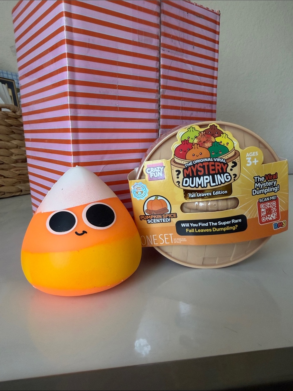 🎃🍁🎃RMS Mystery Dumpling-Pumpkin Spice Scented, Candy Corn Kids Squishy🎃🍁🎃 - Picture 4 of 4